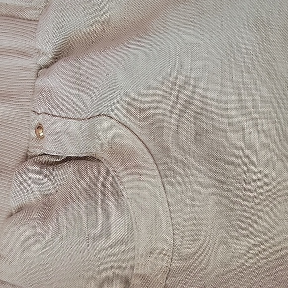 JM Collection Beige Ankle Cropped Pants/ L. - Picture 10 of 10